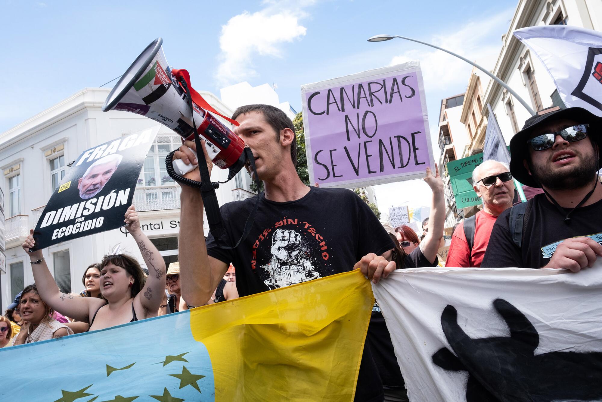 Manifestación Canarias se agota - 1